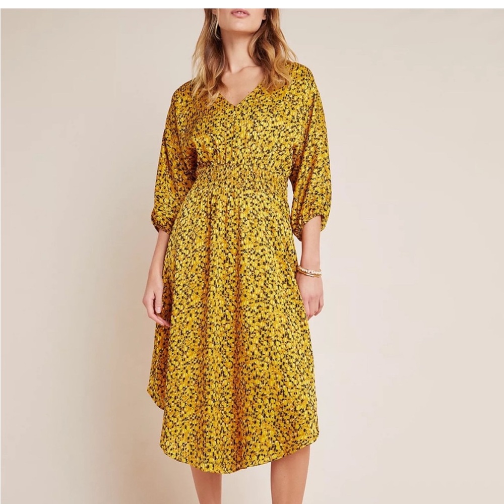 Anthropologie Marigold Midi Dress